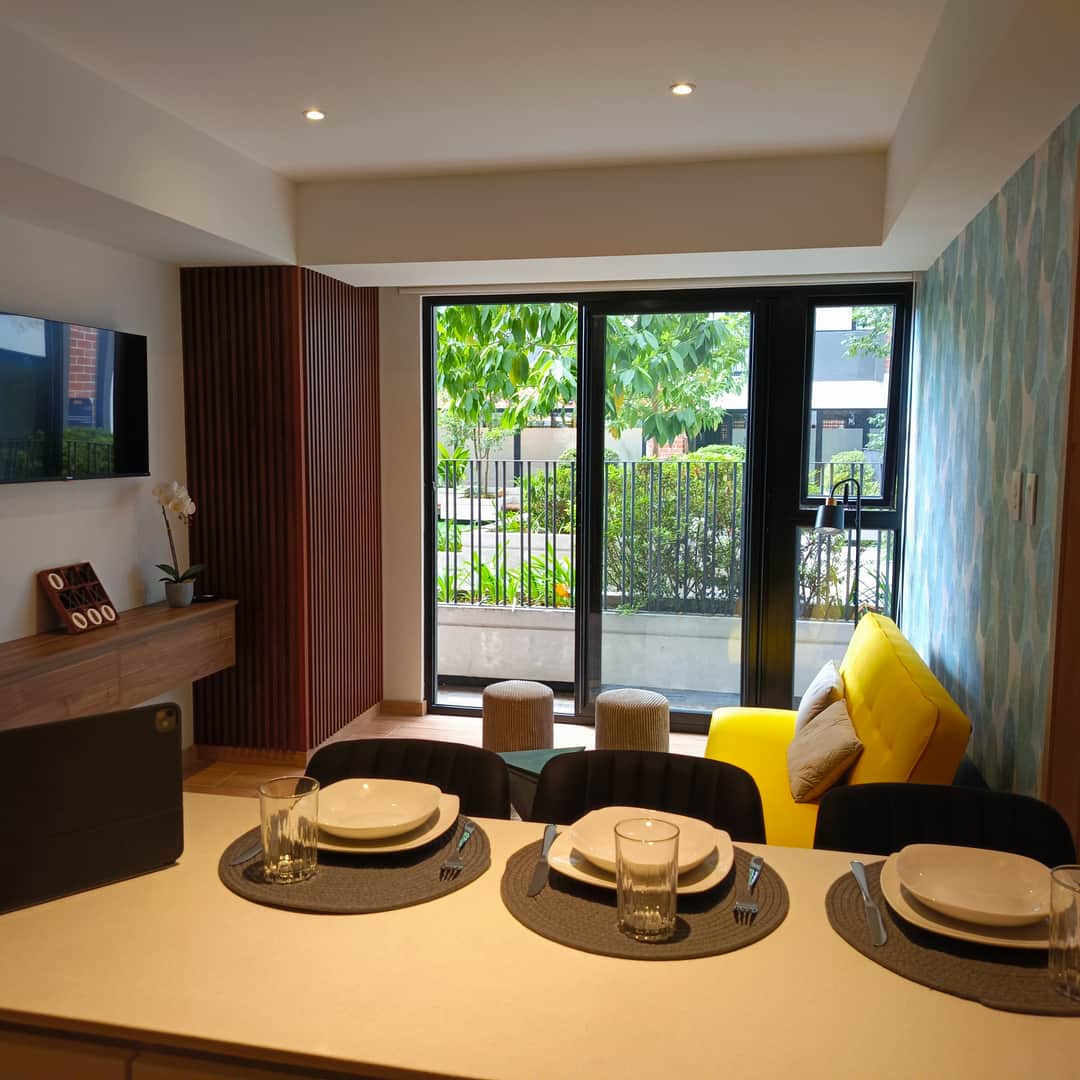Apartamento de 2 habitaciones en zona 9 Edificio Cendana