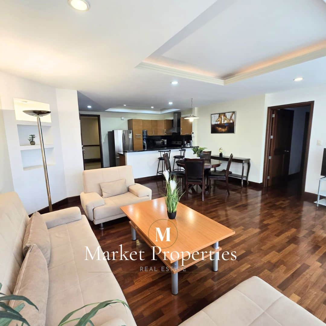 Apartamento amueblado en alquiler zona 10, 1 habitación, Santa María