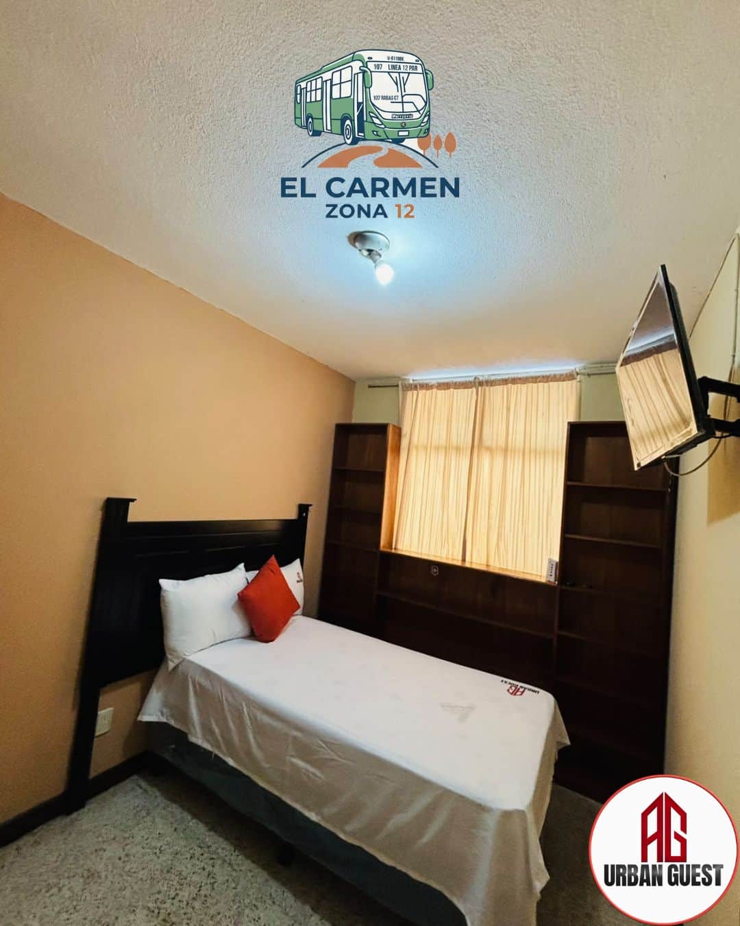 Alquiler de habitación en zona 12