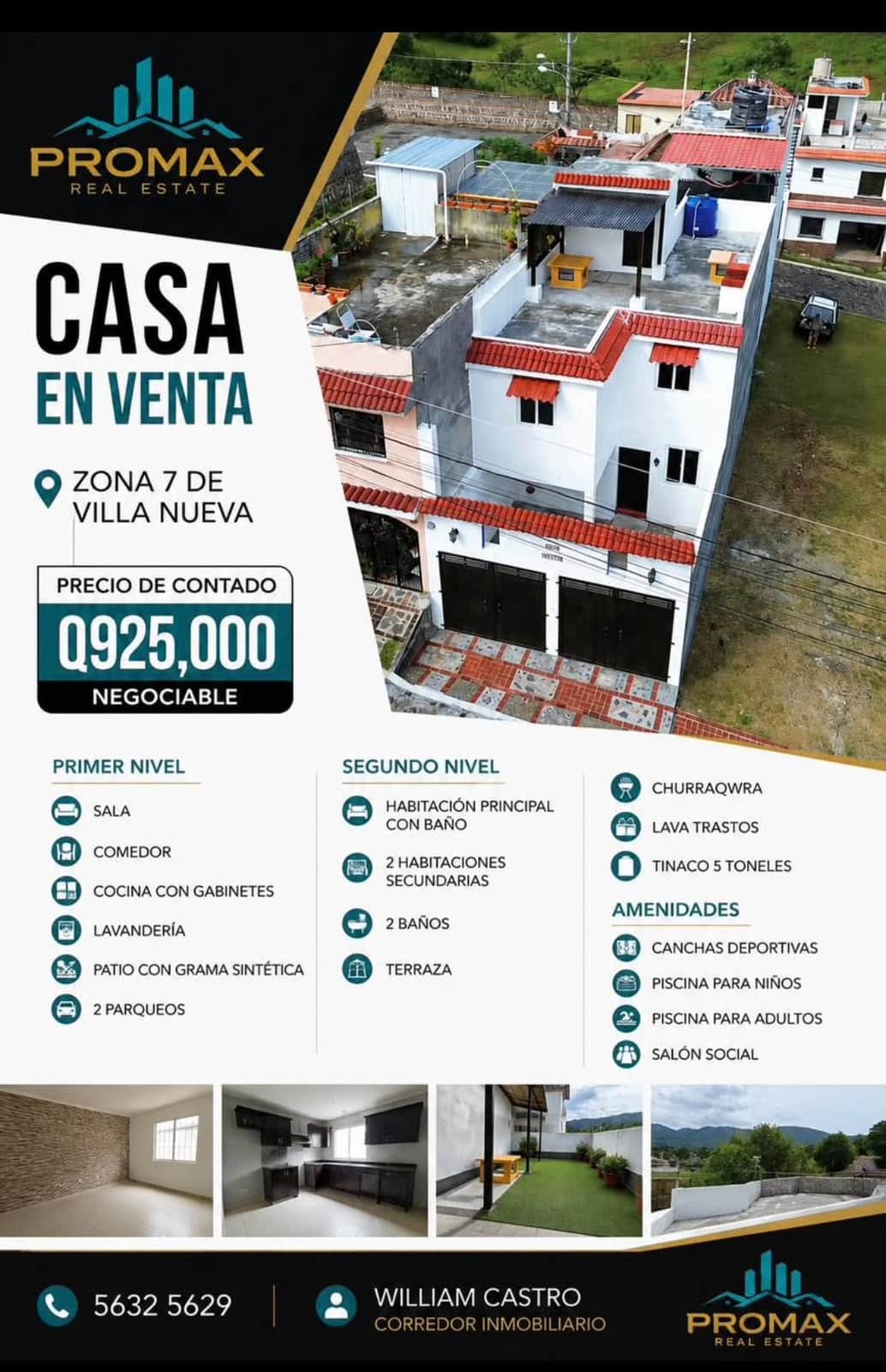 Casa en Venta Colonia Graystone Zona 18