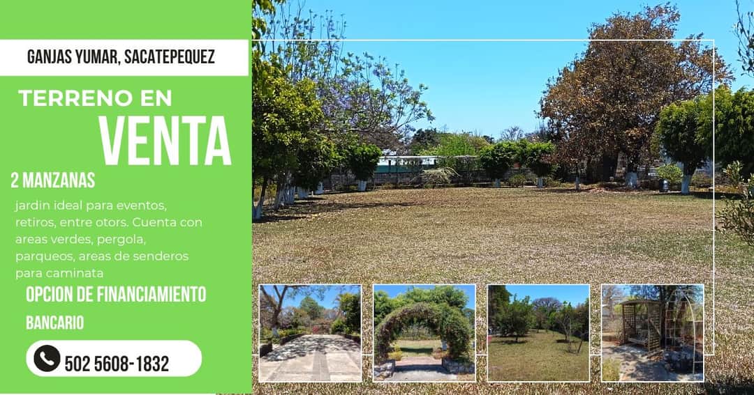Vendo Terreno en Granjas Yumar carretera al Club la Montaña, Mixco ruta a San Juan Sacatepequez
