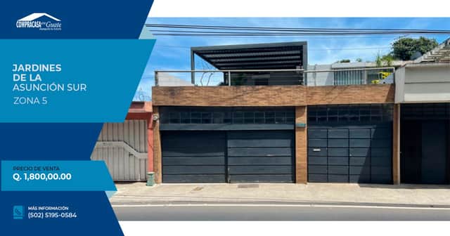 Casa en venta en Guatemala · 5 hab