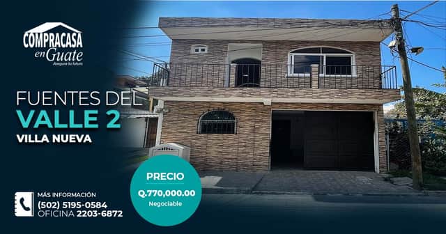 Casa en venta en Villa Nueva, Guatemala · 4 hab