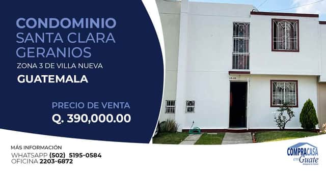 Casa en venta en Villa Nueva, Guatemala · 3 hab