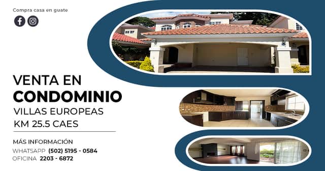 Casa en venta en Fraijanes, Guatemala · 3 hab · 236 m²