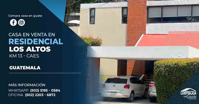 Casa en venta en Fraijanes, Guatemala · 3 hab · 325 m²